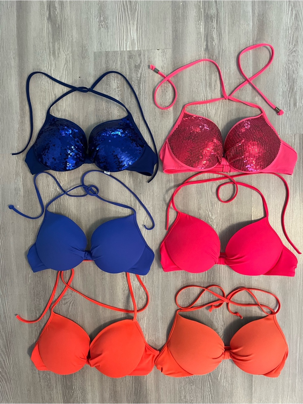 Victorias Secret PINK Bikini Tops size Medium